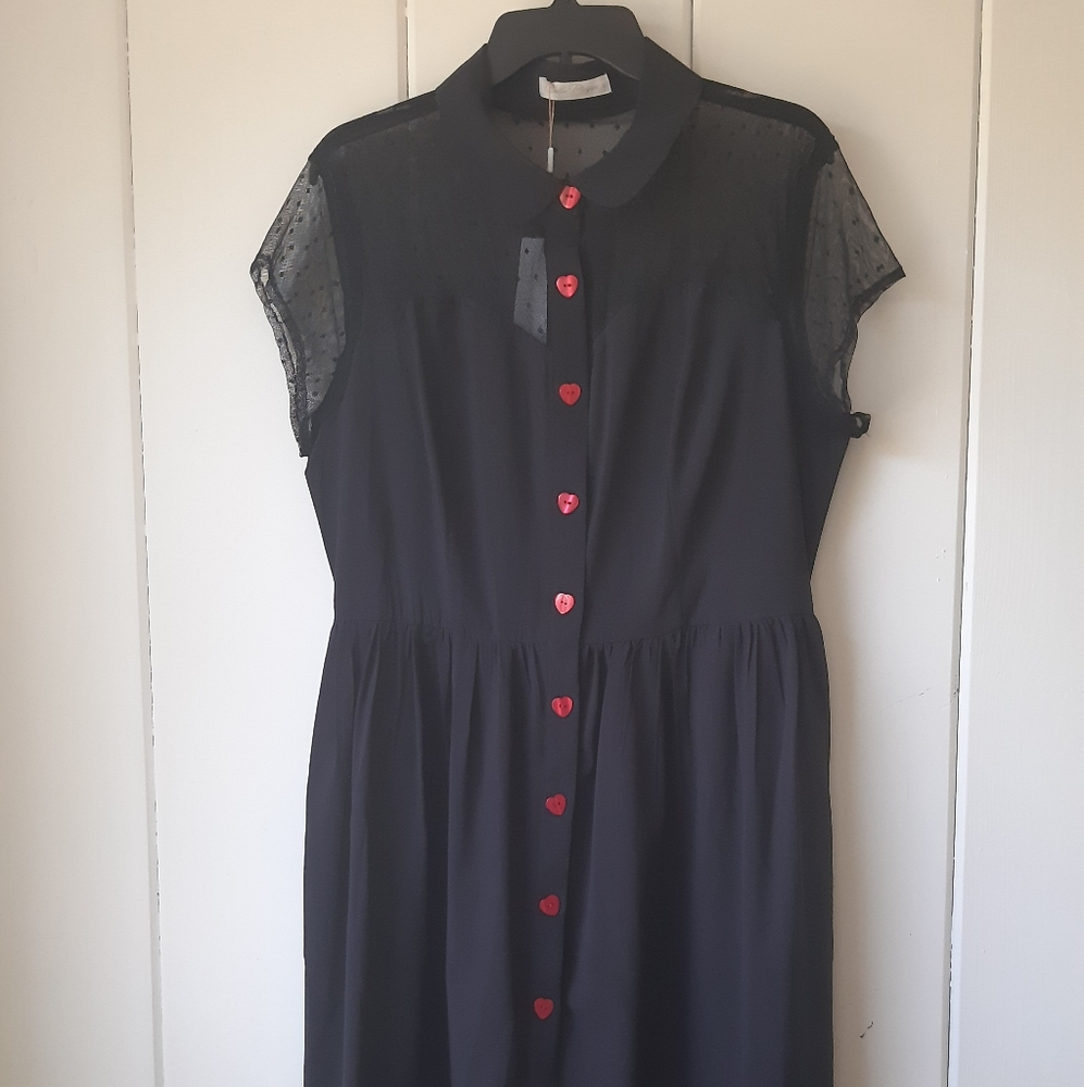 XL Belle Poque Retro 50s Style Dress